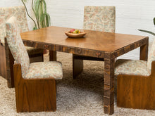 Load image into Gallery viewer, Pueblo Lane Brutalist Dining Table w/4 Chairs