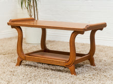 Load image into Gallery viewer, French Art Deco Scroll-Edge Oak Writing Table