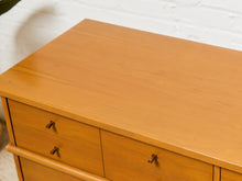 Load image into Gallery viewer, Kent Coffey Style Long Dresser with Rattan Front