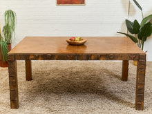 Load image into Gallery viewer, Pueblo Lane Brutalist Dining Table w/4 Chairs