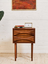 Load image into Gallery viewer, Sculpted Nightstand in American Walnut