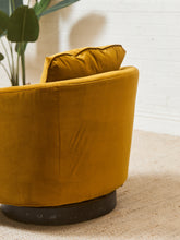 Load image into Gallery viewer, Gold Milo Baughman Swivel Chair
