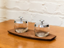 Load image into Gallery viewer, Vintage Ware Glass Condiment Set