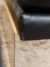 Load image into Gallery viewer, 1970’s Space Age Chrome Plinth base Sofa