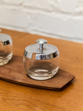 Load image into Gallery viewer, Vintage Ware Glass Condiment Set