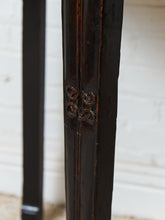 Load image into Gallery viewer, Antique Chinese Black Lacquer Demi-Lune Console Table