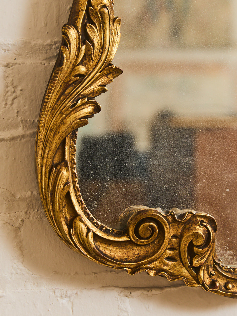 Friedman Brothers Large Gold Pagoda Chinese Chippendale Mirror