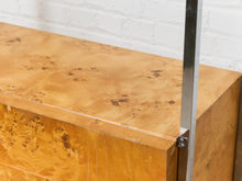 Load image into Gallery viewer, Milo Baughman Burlwood Vintage Shelf with Large Opening