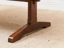 Load image into Gallery viewer, Ethan Allen Solid Wood Trestle Dining Table