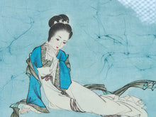 Load image into Gallery viewer, Painting on Silk of a Woman
