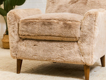 Load image into Gallery viewer, Maddox Chair in Faux Fur Fawn