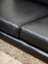 Load image into Gallery viewer, 1970’s Space Age Chrome Plinth base Sofa