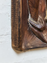 Load image into Gallery viewer, Vintage Carved Wood Relief Panel of a Standing Figure