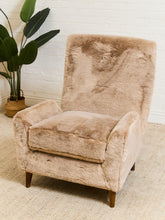 Load image into Gallery viewer, Maddox Chair in Faux Fur Fawn