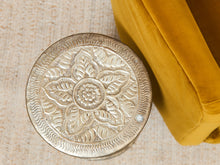Load image into Gallery viewer, Moroccan Hammered Metal Pedestal Table