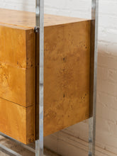 Load image into Gallery viewer, Milo Baughman Burlwood Vintage Shelf with Large Opening