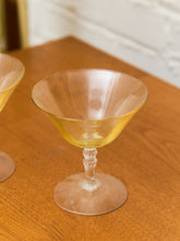Load image into Gallery viewer, Pair of Antique Tiffin Shallow Cocktail Coupes