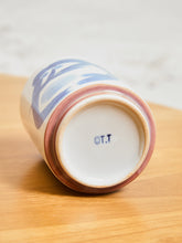 Load image into Gallery viewer, Hand Painted T.T Face Ink Drawing Japanese Yunomi Tea Cup Handleless Mug