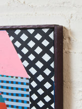 Load image into Gallery viewer, Vintage Abstract Geometric Painting