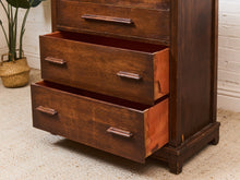 Load image into Gallery viewer, Art Deco Long Handle Chest of Drawers