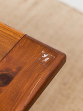 Load image into Gallery viewer, Ethan Allen Solid Wood Trestle Dining Table