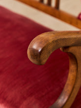 Load image into Gallery viewer, Antique Harp Back Settee