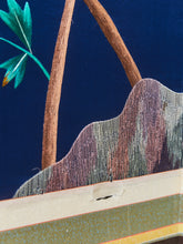 Load image into Gallery viewer, Korean Asian Large 8-Panel Silk Embroidered Peacock Bird Butterfly Screen, 1900s