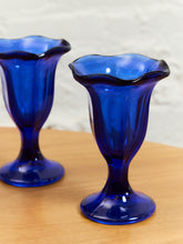 Load image into Gallery viewer, Cobalt Blue Sundae cups