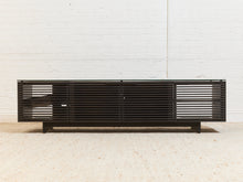 Load image into Gallery viewer, Black Top Modern Media Console