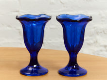 Load image into Gallery viewer, Cobalt Blue Sundae cups