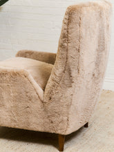 Load image into Gallery viewer, Maddox Chair in Faux Fur Fawn