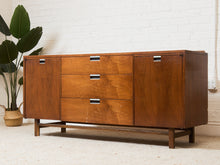 Load image into Gallery viewer, Vintage Walnut Credenza as found