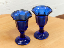 Load image into Gallery viewer, Cobalt Blue Sundae cups
