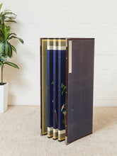 Load image into Gallery viewer, Korean Asian Large 8-Panel Silk Embroidered Peacock Bird Butterfly Screen, 1900s