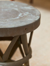 Load image into Gallery viewer, Drum Brass Vintage Table