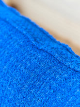 Load image into Gallery viewer, Royal Blue Tweed Sofa