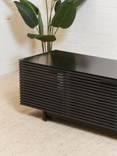 Load image into Gallery viewer, Black Top Modern Media Console