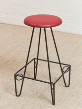 Load image into Gallery viewer, Set of Four Iron Bar Stools by Frederic Weinberg