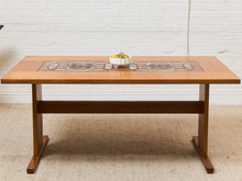 Load image into Gallery viewer, Tile Top Danish Modern Teak Dining Table