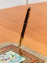 Load image into Gallery viewer, Vintage 1950s Persian Khatam Hand Painted Pen and Letter Desk Set