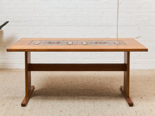 Load image into Gallery viewer, Tile Top Danish Modern Teak Dining Table