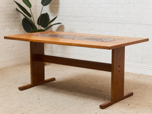 Load image into Gallery viewer, Tile Top Danish Modern Teak Dining Table