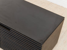 Load image into Gallery viewer, Black Top Modern Media Console