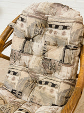 Load image into Gallery viewer, Bamboo Vintage Chair and Ottoman