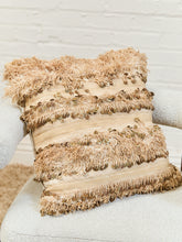 Load image into Gallery viewer, Boho Pillow with Striped Sequin