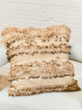 Load image into Gallery viewer, Boho Pillow with Striped Sequin