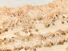 Load image into Gallery viewer, Boho Pillow with Striped Sequin