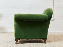 Load image into Gallery viewer, Mohair Distressed Vintage Antique Club Chair