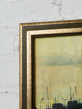 Load image into Gallery viewer, Mid-century Expressionist Oil Painting Boats on the Dock