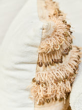 Load image into Gallery viewer, Boho Pillow with Striped Sequin